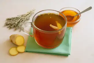 Превью рецепта Отвар с чабрецом, липой, мятой и тимьяном