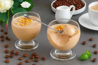 Превью рецепта Сливочно-кофейное желе