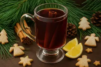 Превью рецепта Чай с апельсином и корицей
