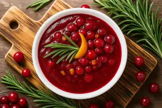 Превью рецепта Клюквенный джем с кардамоном
