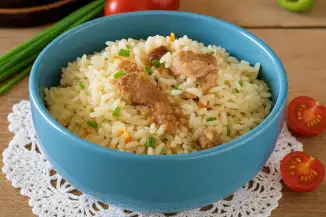 Превью рецепта Плов из тушенки