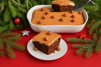 Превью рецепта Пирог с кремом из фундука