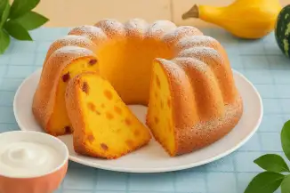 Превью рецепта Кекс с тыквой и цукатами