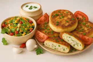 Превью рецепта Картопляники с курицей