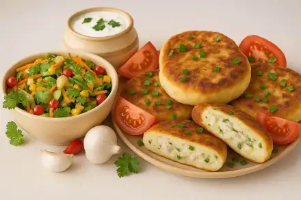 Фото Картопляники с курицей
