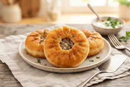 Фото Беляши с мясом