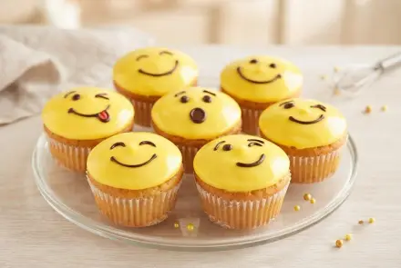 Фото Кексы «Смайлики»