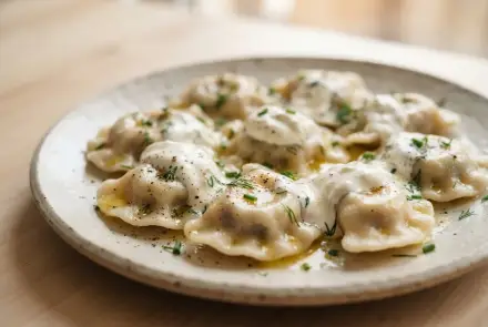 Фото Вареники с картошкой и грибами