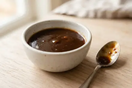 Фото Жюс мясной соус из говяжьих костей