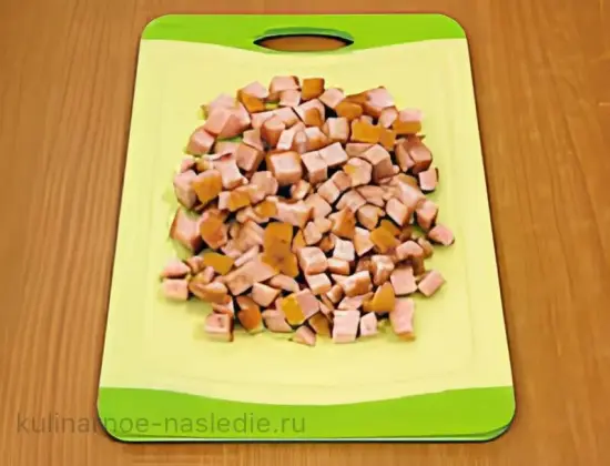Салат с куриными  грудками и фасолью - шаг 2 (изображение)