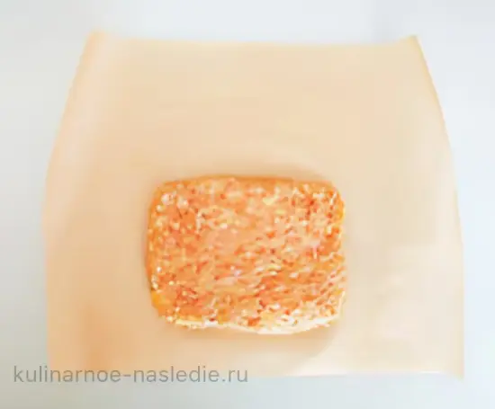 Мясной рулет в пергаменте - шаг 3 (изображение)