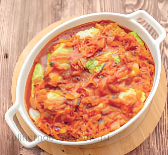 Голубцы в томатах с картошкой и грибами - шаг 6 (изображение)