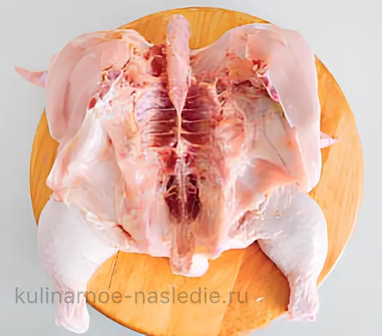 Цицила тапака (цыплёнок табака) - шаг 1 (изображение)