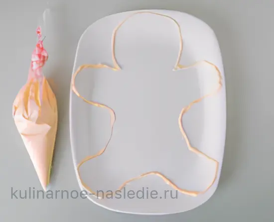 Пряничный человечек - шаг 5 (изображение)