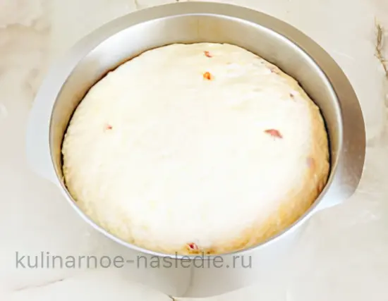 Кулич с грудинкой и сыром - шаг 9 (изображение)