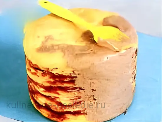 Слоёный кулич с джемом и орехами - шаг 6 (изображение)