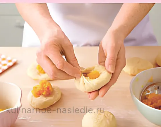 Булочки с курагой - шаг 5 (изображение)