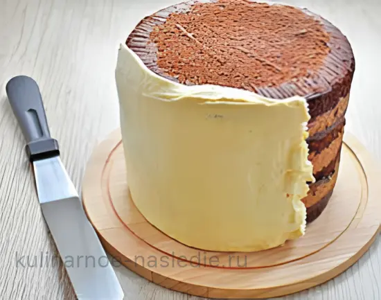 Торт "Барашек" – нежный шоколадный десерт с кофейными нотками - шаг 9 (изображение)