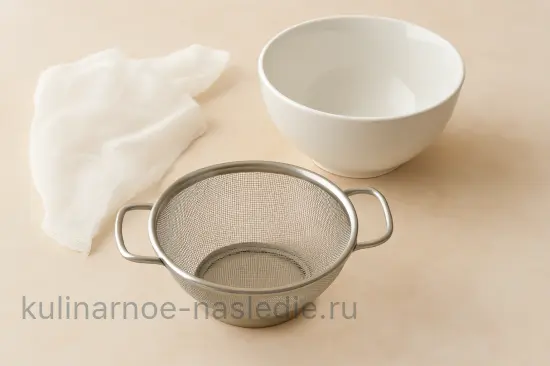 Домашний творожный сыр с травами: нежный и ароматный - шаг 1 (изображение)
