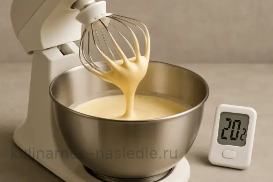 Бисквитный рулет с малиной и заварным кремом - шаг 2 (изображение)