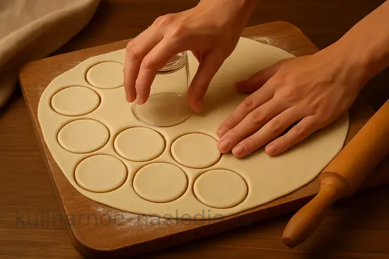 Домашние пельмени с мясной начинкой - шаг 3 (изображение)