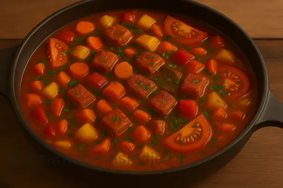 Сочное рагу из свинины с картошкой и овощами - шаг 9 (изображение)