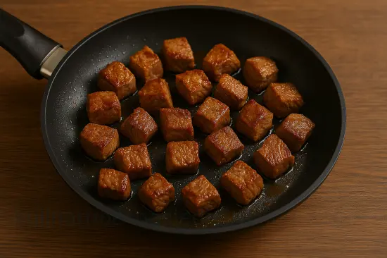 Жаркое из говядины с картошкой и грибами в горшочках - шаг 2 (изображение)