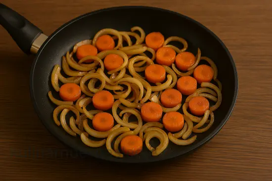 Жаркое из говядины с картошкой и грибами в горшочках - шаг 3 (изображение)