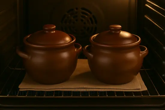 Жаркое из говядины с картошкой и грибами в горшочках - шаг 10 (изображение)