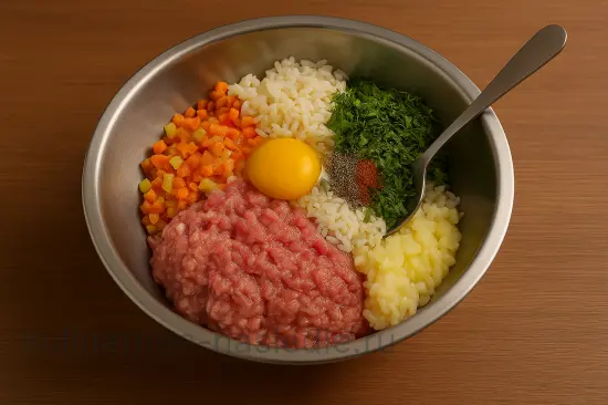 Фаршированные кабачки с фаршем и овощами в духовке - шаг 3 (изображение)
