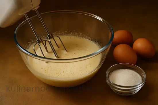 Банановый кекс с грецкими орехами и шоколадом - шаг 4 (изображение)