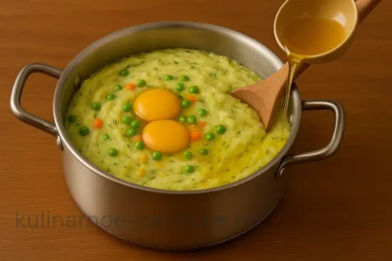 Хрустящие картофельные вафли с овощами - шаг 4 (изображение)