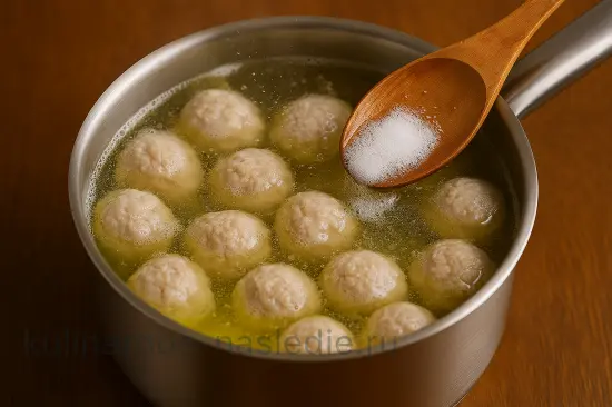 Сырный суп с фрикадельками и кабачками - шаг 4 (изображение)