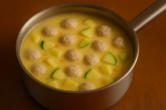 Сырный суп с фрикадельками и кабачками - шаг 7 (изображение)