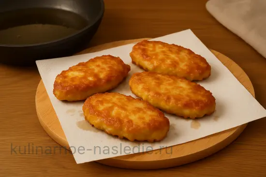 Хрустящее мясо в сырном кляре с чесночными гренками - шаг 4 (изображение)