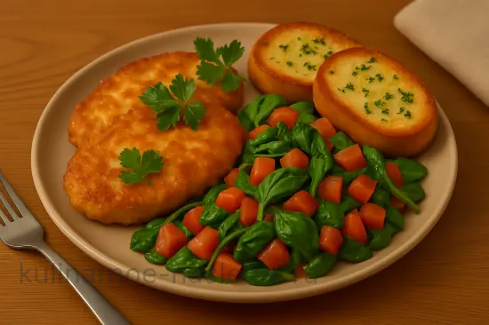 Хрустящее мясо в сырном кляре с чесночными гренками - шаг 7 (изображение)