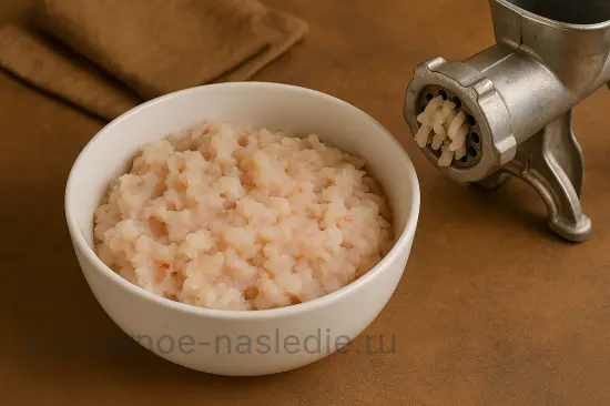 Нежное суфле из щуки с овощами - шаг 1 (изображение)
