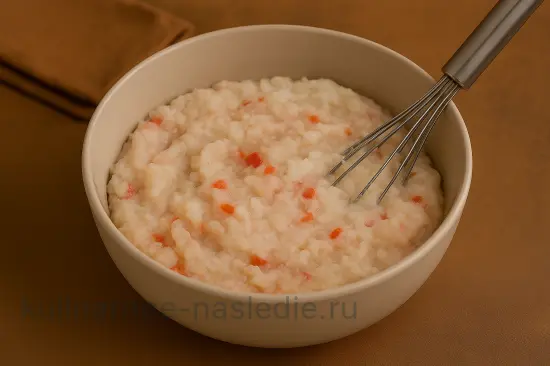 Нежное суфле из щуки с овощами - шаг 4 (изображение)