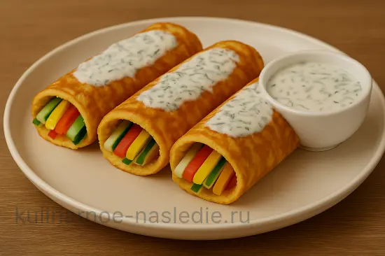 Бризоль с овощами и куриным фаршем - шаг 6 (изображение)