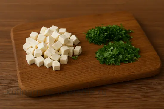 Запечённые помидоры с курицей, сыром и цукини - шаг 2 (изображение)