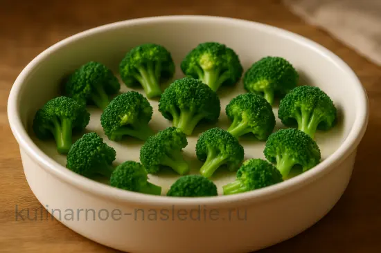 Пышный омлет с брокколи в духовке - шаг 2 (изображение)