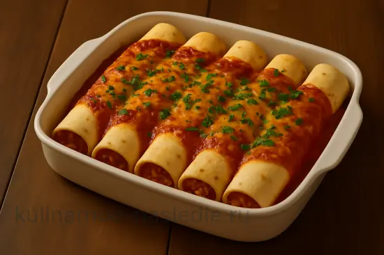 Мексиканские энчиладас с курицей и сыром - шаг 7 (изображение)