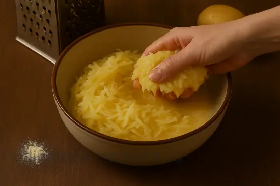Картофельная запеканка «Гратен» с ветчиной и сыром - шаг 3 (изображение)