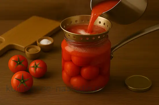 Помидоры в собственном соку на зиму - шаг 6 (изображение)
