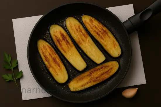 Баклажановые рулеты с курицей и ореховой начинкой - шаг 3 (изображение)