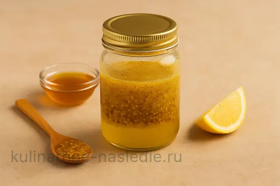 Салат со свеклой и сыром фета под горчично-медовым соусом - шаг 2 (изображение)