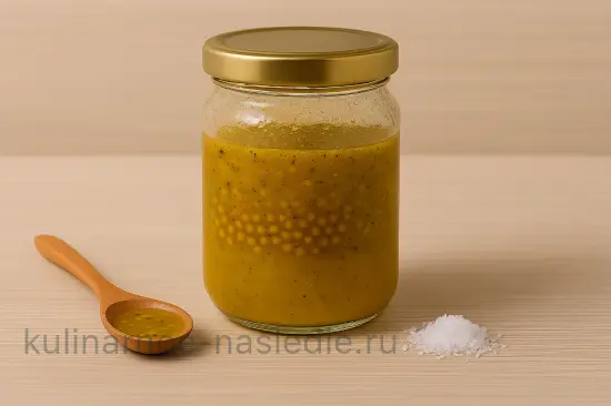 Салат с тунцом и перепелиными яйцами под медово-горчичным соусом - шаг 3 (изображение)