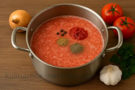 Кабачки в томатном соусе с аджикой на зиму - шаг 1 (изображение)