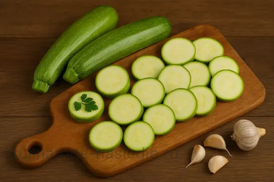 Маринованные цукини с чесноком и зеленью на зиму - шаг 1 (изображение)
