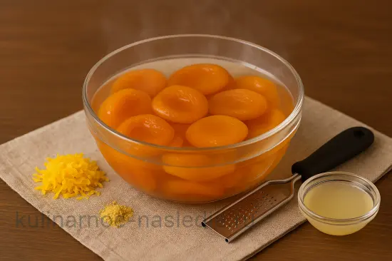 Варенье из кабачков с лимоном и курагой - шаг 2 (изображение)
